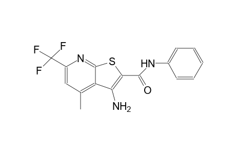 thieno[2,3-b]pyridine-2-carboxamide, 3-amino-4-methyl-N-phenyl-6-(trifluoromethyl)-