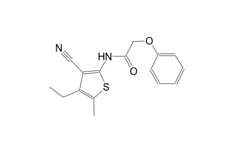 N-(3-cyano-4-ethyl-5-methyl-2-thienyl)-2-phenoxyacetamide