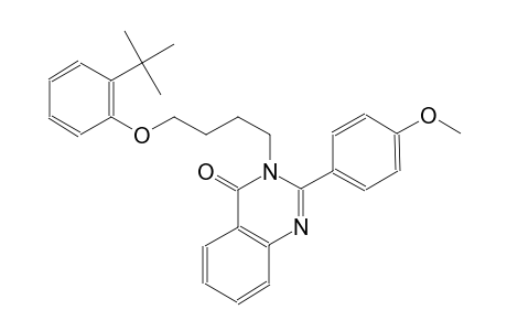 3-[4-(2-tert-butylphenoxy)butyl]-2-(4-methoxyphenyl)-4(3H)-quinazolinone