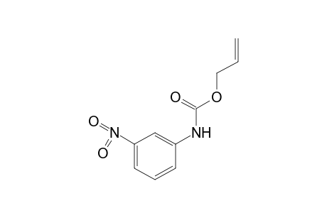 m-nitrocarbanilic acid, allyl ester