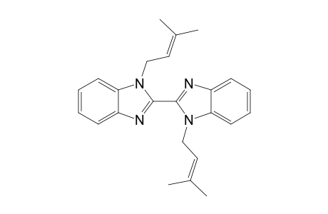 1-(3-methylbut-2-enyl)-2-[1-(3-methylbut-2-enyl)-2-benzimidazolyl]benzimidazole