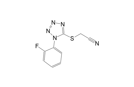 acetonitrile, [[1-(2-fluorophenyl)-1H-tetrazol-5-yl]thio]-