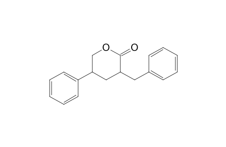 3-Benzyl-5-phenyl-tetrahydropyran-2-one