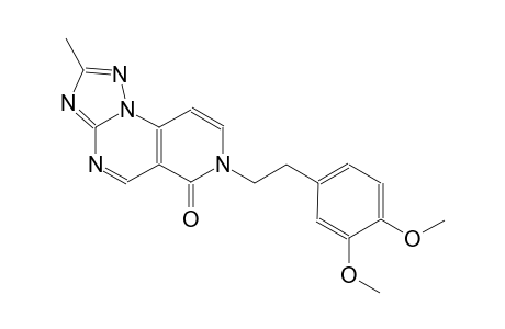 pyrido[3,4-e][1,2,4]triazolo[1,5-a]pyrimidin-6(7H)-one, 7-[2-(3,4-dimethoxyphenyl)ethyl]-2-methyl-