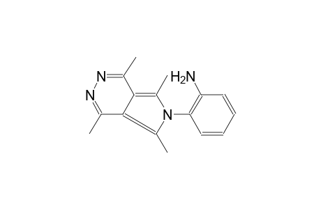 2-(1,4,5,7-tetramethyl-6H-pyrrolo[3,4-d]pyridazin-6-yl)phenylamine