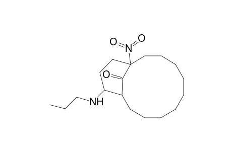 Bicyclo[9.3.1]pentadecan-15-one, 1-nitro-12-(propylamino)-