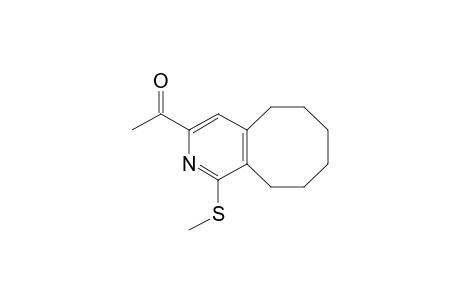 1-(1-Methylthio-5,6,7,8,9,10-hexahydrocycloocta[c]pyridin-3-yl)ethanone