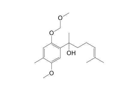 8-Hydroxy-p-curcuhydroquinone - 4-O-methyl ether - (methoxymethyl) ether