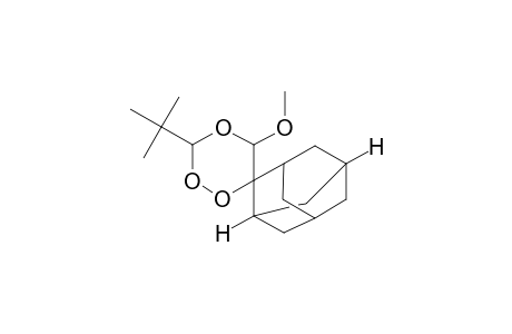 Spiro[tricyclo[3.3.1.1(3,7)]decane-2,6'-[1,2,4]trioxane], 3'-(1,1-dimethylethyl)-5'-methoxy-, cis-