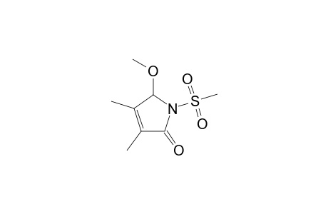 5-Methoxy-3,4-dimethyl-1-(mesyl)-1,5-dihydro-2H-pyrrol-2-one