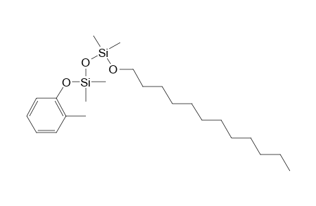 Silane, dimethyl(dimethyl(2-methylphenoxy)silyloxy)dodecyloxy-