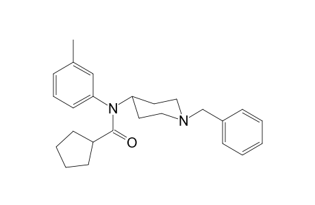 N-(1-Benzylpiperidin-4-yl)-N-(3-methylphenyl)cyclopentanecarboxamide