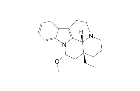 (-)-16R,21R-O-METHYLEBURNAMINE