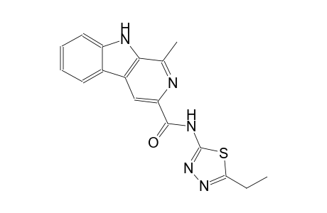 9H-pyrido[3,4-b]indole-3-carboxamide, N-(5-ethyl-1,3,4-thiadiazol-2-yl)-1-methyl-