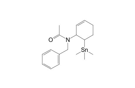 N-Benzyl-N-(6-(trimethylstannyl)cyclohex-2-en-1-yl)-acetamide