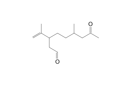 6-methyl-8-oxo-3-(prop-1-en-2-yl)nonanal