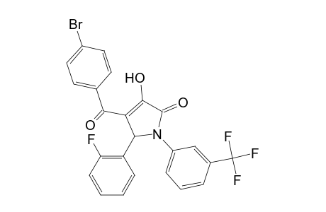4-(4-Bromo-benzoyl)-5-(2-fluoro-phenyl)-3-hydroxy-1-(3-trifluoromethyl-phenyl)-1,5-dihydro-pyrrol-2-one