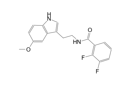 2,3-difluoro-N-[2-(5-methoxy-1H-indol-3-yl)ethyl]benzamide