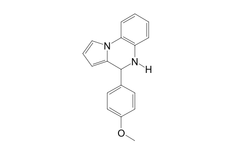 4,5-dihydro-4-(p-methoxyphenyl)pyrrolo[1,2-a]quinoxaline