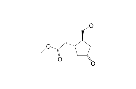 METHYL-(+/-)-TRANS-2-(HYDROXYMETHYL)-4-OXOCYCLOPENTANEACETATE