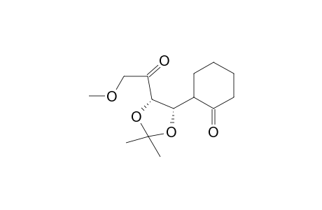(1R,1'R/S)-3-Deoxy-1,2-O-isopropylidene-4-O-methyl-1-(2'-oxo-1'-cyclohexyl)-D-erythritol-3-one