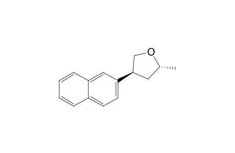 (2R,4S)-2-methyl-4-(2-naphthalenyl)oxolane