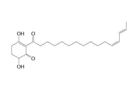 2-(12Z,14E)-hexadeca-12,14-dienoyl-3,6-dihydroxycyclohex-2-enone