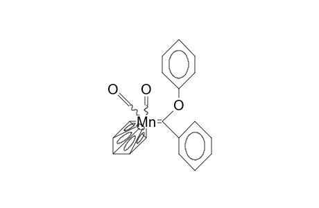 Dicarbonyl.pi.-cyclopentadienyl((phenoxy)phenylcarbene)manganese