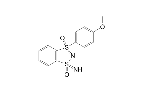 1-Imino-3-(4-methoxyphenyl)-1H-1.lambda.4-benzo[d][1,3,2]dithiazole 1,3-dioxide