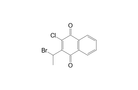1,4-Naphthalenedione, 2-(1-bromoethyl)-3-chloro-