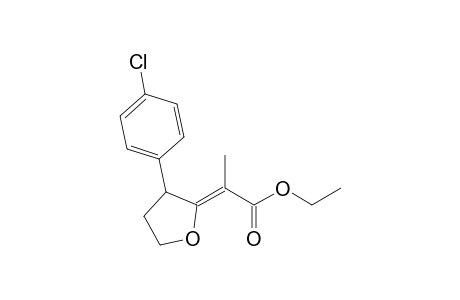 Ethyl 2-[3'-(p-chlorophenyl)-4',5'-dihydrofuran-2(3H)-ylidene]-propionate