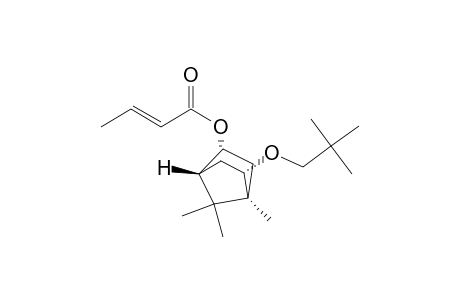 2-Butenoic acid, 3-(2,2-dimethylpropoxy)-4,7,7-trimethylbicyclo[2.2.1]hept-2-yl ester, [1S-[1.alpha.,2.alpha.(E),3.alpha.,4.alpha.]]-