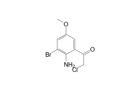 1-(2-amino-3-bromo-5-methoxy-phenyl)-2-chloro-ethanone