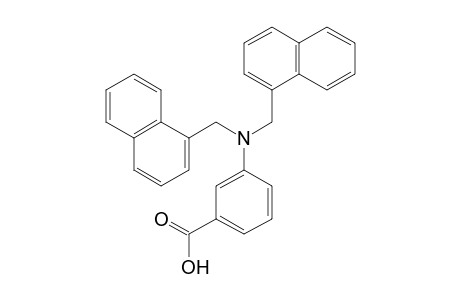 Benzoic acid, 3-[bis(1-naphthalenylmethyl)amino]-