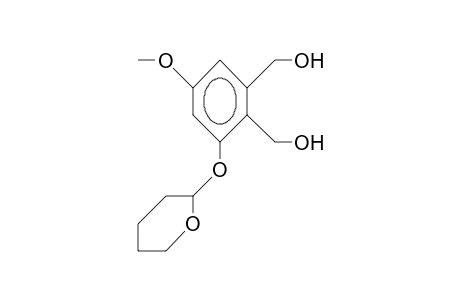 2,3-Bis(hydroxymethyl)-5-methoxy-1-(tetrahydropyran-2-yloxy)-benzene
