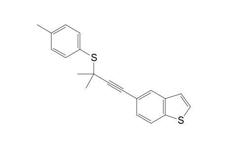 6-(3-Methyl-3-(p-tolylthio)but-1-yn-1-yl)benzo[b]thiophene