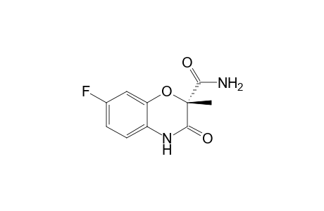 (R)-(+)-7-Fluoro-2-methyl-3-oxo-3,4-dihydro-2H-1,4-benzoxazine-2-carboxamide