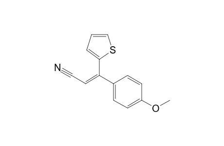 (Z)-3-(4-Methoxyphenyl)-3-(thien-2-yl)-2-propenenitrile
