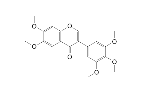 6,7-Dimethoxy-3-(3,4,5-trimethoxyphenyl)-4H-chromen-4-one