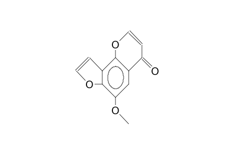 6-Methoxy-4-oxo-(2H)-furo(2,3-H)-1-benzopyran