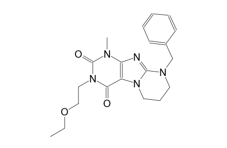 9-benzyl-3-(2-ethoxyethyl)-1-methyl-6,7,8,9-tetrahydropyrimido[2,1-f]purine-2,4(1H,3H)-dione