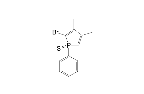 2-bromo-3,4-dimethyl-1-phenyl-1-sulfanylidene-1$l^{5}-phosphacyclopenta-2,4-diene