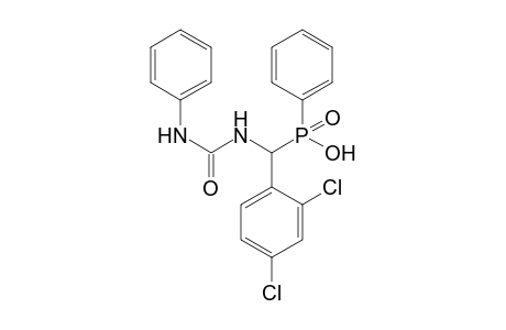 (2,4-dichlorophenyl)(3-phenylureido)methyl(phenyl)phosphinic acid