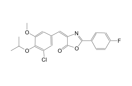 (4E)-4-(3-chloro-4-isopropoxy-5-methoxybenzylidene)-2-(4-fluorophenyl)-1,3-oxazol-5(4H)-one