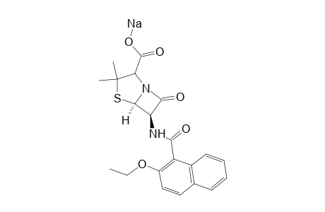 Nafcillin sodium in kbr