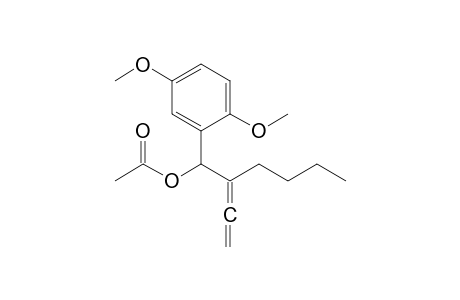 1-(2,5-Dimethoxyphenyl)-2-vinylidenehexyl Acetate