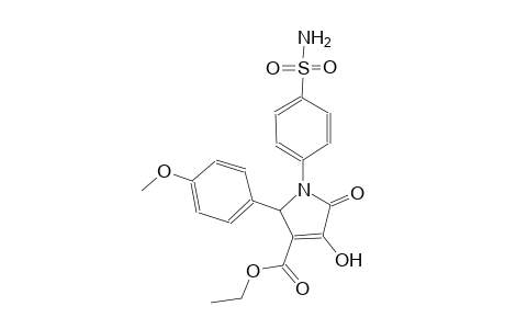 ethyl 1-[4-(aminosulfonyl)phenyl]-4-hydroxy-2-(4-methoxyphenyl)-5-oxo-2,5-dihydro-1H-pyrrole-3-carboxylate