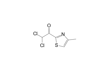 2,2-bis(chloranyl)-1-(4-methyl-1,3-thiazol-2-yl)ethanone