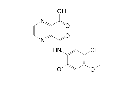 2-pyrazinecarboxylic acid, 3-[[(5-chloro-2,4-dimethoxyphenyl)amino]carbonyl]-