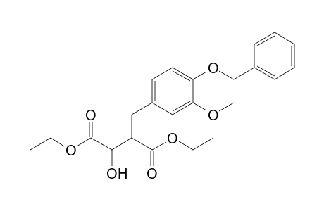 Diethyl 2-[4'-(benzyloxy)-3'-methoxybenzyl]-3-hydroxybutane-1,4-dioate